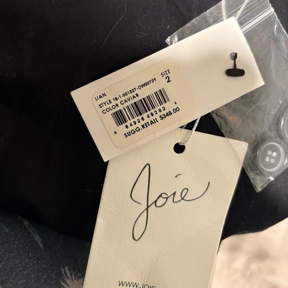 JOlE Lian Pleated Blazer Black - Picture 7 of 10